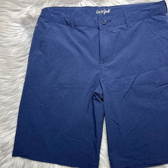 Cat and Jack Casual Board Shorts Dark Blue Size 18 - Picture 4 of 5